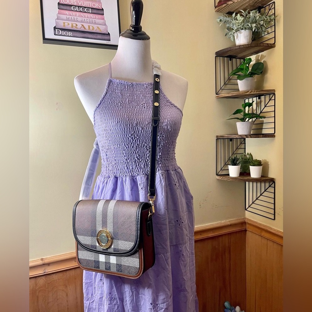 New NB Inspired Perfect Plaid Crossbody Bag
